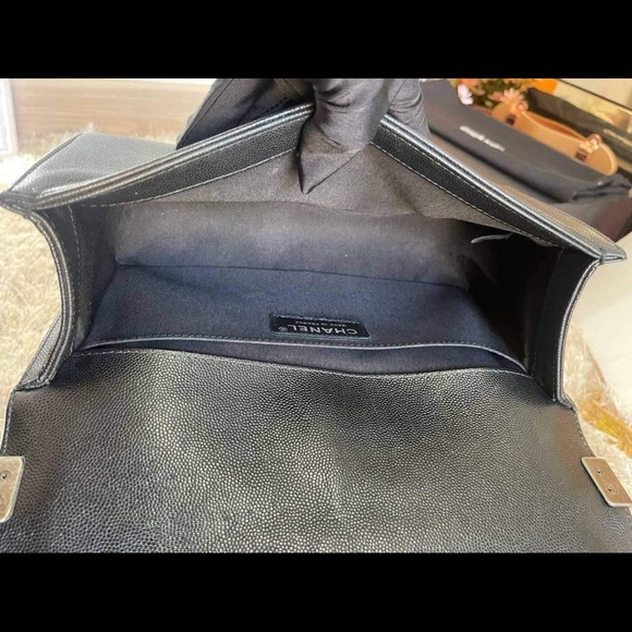 Authentic Chanel Boy 10 Caviar - Picture 14 of 16